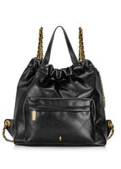 Women's quilted black imitation leather bag TOREC-0986-99(Z24)-01