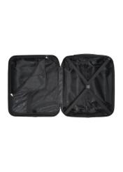 Small suitcase on wheels WALAB-0067-0X-19(W26), product view inside on white background.