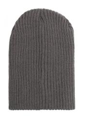 Graphite men's winter hat CZAMT-0011-91(Z25), product view from the back on a white background.