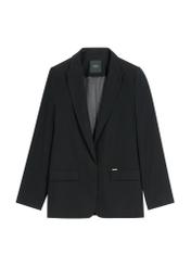 Women's black jacket ZAKDT-0031A-99(W26)