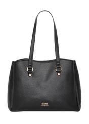 Black women's shopper bag TOREC-1260-9I(Z26), front product view on white background.