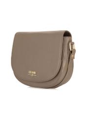Brown leather women's postbag TORES-0972-80(W24)-02