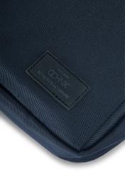 Navy blue men's pouch TORMN-0384-69(Z25), close-up of product detail, view on white background.