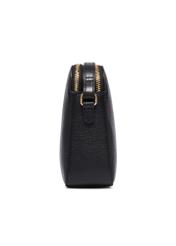 Black small leather women's handbag TORES-1353-9I(Z26), side product view on white background.
