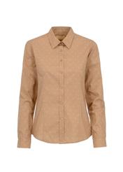 Beige women's shirt with fine oriole KOSDT-0137-82(Z22)-04