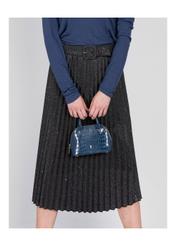 Gray pleated skirt SPCDT-0038-91(Z20)-01