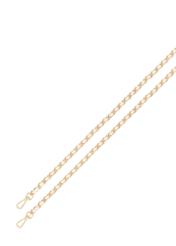 Cream women's cosmetic bag TOREC-1197-0A(W26), view of the product chain on a white background.