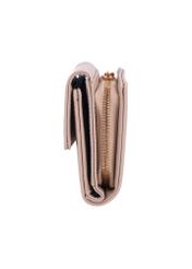 Light beige women's wallet POREC-0426-1B(Z26), side view of the product on a light background.