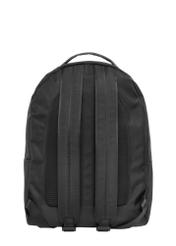 Black men's backpack TORMN-0427-99(Z26), product view from the back on a white background.