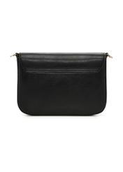 Black women's shoulder bag TOREC-1262-9F(Z26) - product view from the back, on a white background.