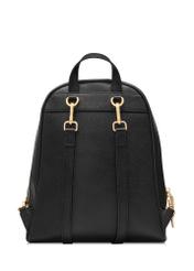 Black leather women's backpack PLCDS-0004-99(W25)