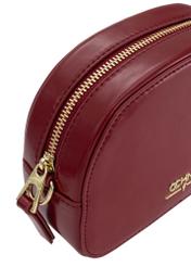 Small red handbag made of shiny imitation leather TOREC-0730B-49(Z24)-06