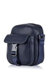 Navy blue men's bag with pocket TORMN-0292-69(W23)-02