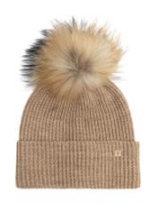 Beige hat and scarf set ZESTD-0001A-81(Z25)