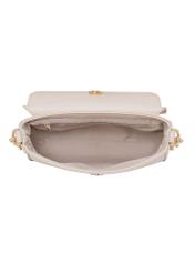 Cream women's messenger bag with chain TOREC-0767B-12(W25)