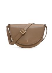 Beige semi-circular women's messenger bag TOREC-1298-1B(Z26)