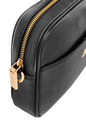 Black leather handbag TORES-1079D-99(W25)-06