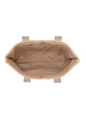 Large imitation straw shopper bag TOREC-0929-81(W24)-05