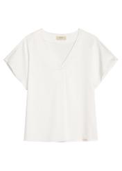 Cream women's blouse BLUDT-0206-0B(W26)