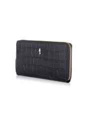 Croco women's leather wallet PORES-0844-99(W23)-02