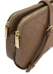 Brown quilted women's bag TOREC-0205D-81(Z24)-06