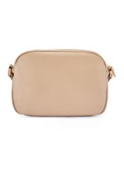 Women's shoulder bag in camel color TOREC-1123-1D(W26), product view from the back on a white background.