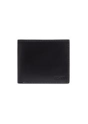 Black men's leather wallet PORMS-0699-99(Z26), front product view on a light background.