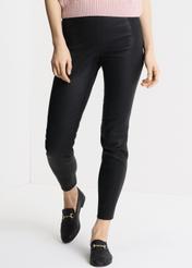 Women's leather leggings SPODS-0030-1236(W22)-01