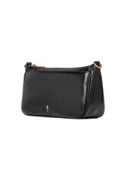 Black women's shoulder bag TOREC-1245-9F(Z26), angled product view on a white background.