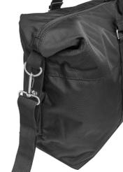 Black travel bag TORMN-0382-99(Z25), close-up of product detail, product view on white background.