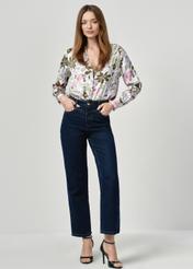 Airy floral shirt for women KOSDT-0155-15(W24)-02