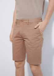 Beige men's shorts SZOMT-0024-24(W23)-01