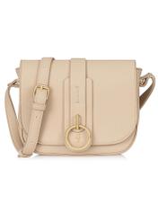 Beige women's logo mailbag TOREC-0627B-82(W24)-01