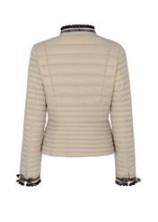 Women's quilted jacket with ribbons KURDT-0294-81(W23)-04