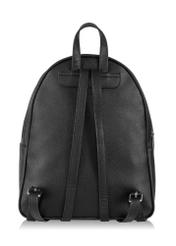 Black large women's backpack TOREC-0725A-99(Z25), product view from the back on a white background.