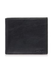 Men's navy blue leather wallet PORMS-0547-69(W23)-01