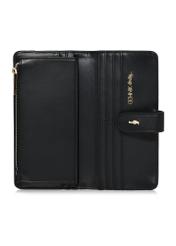 Large black women's wallet with embossing POREC-0390-99(Z24)