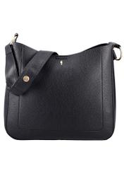 Black women's hobo bag TOREC-1257-9I(Z26). Product view from the front on a white background.