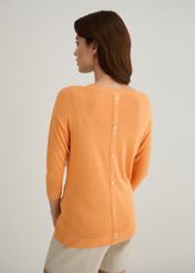 Women's orange blouse BLUDT-0140-30(W22)-06