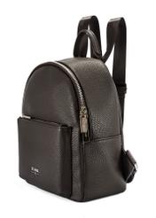 Dark brown women's backpack TOREC-0996A-89(Z25), diagonal product view on white background.