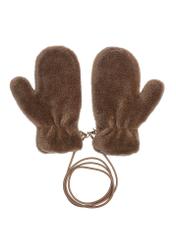 Women's woolen gloves REKDF-0004 B-24(OF 25) - top view of the product on a white background.