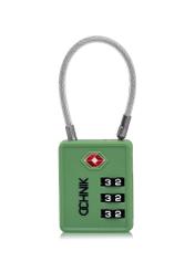 Light green TSA combination padlock AW-005-0014-50(W23)-01