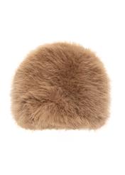 Beige women's winter hat CZADF-0046-1B(Z26)