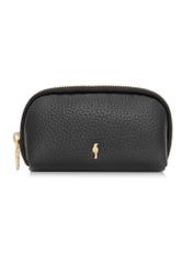 Small black women's leather wallet PORES-0905G-99(Z25) - front product view on white background.