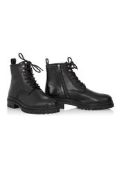 Black leather men's boots BUTYM-0402B-99(Z23)-02