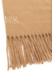 Women's winter scarf in camel color SZADT-0184-24(Z24)-03