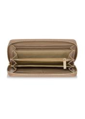 Large beige ladies wallet with embossing POREC-0350-81(Z24)-04