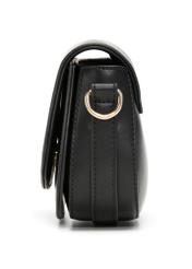 Small black women's handbag TOREC-1264-99(Z26), product view from the side on a white background.