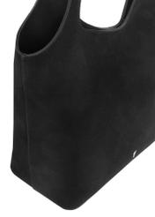 Black suede women's shopper bag TORES-1028-99(Z24) pic. 8