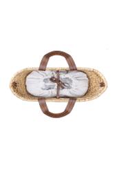 Straw women's basket bag TOREC-0945A-25(W25), product view inside on white background.